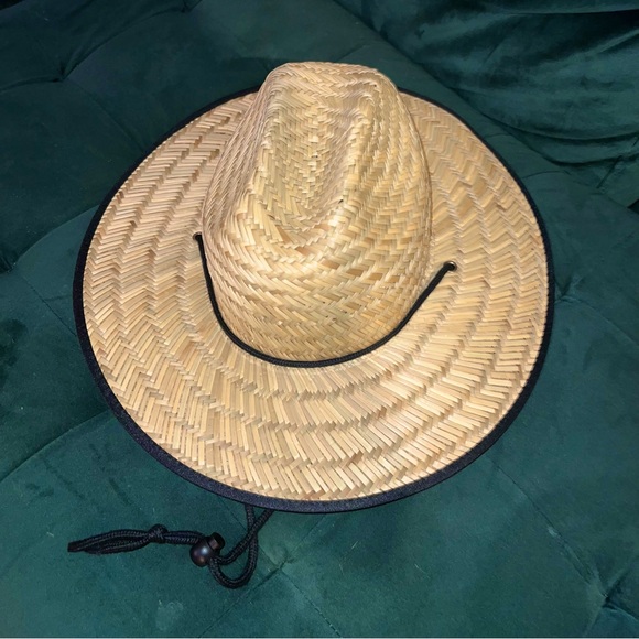 Adjustable Straw Panama Wide Brim Hat - Picture 1 of 3